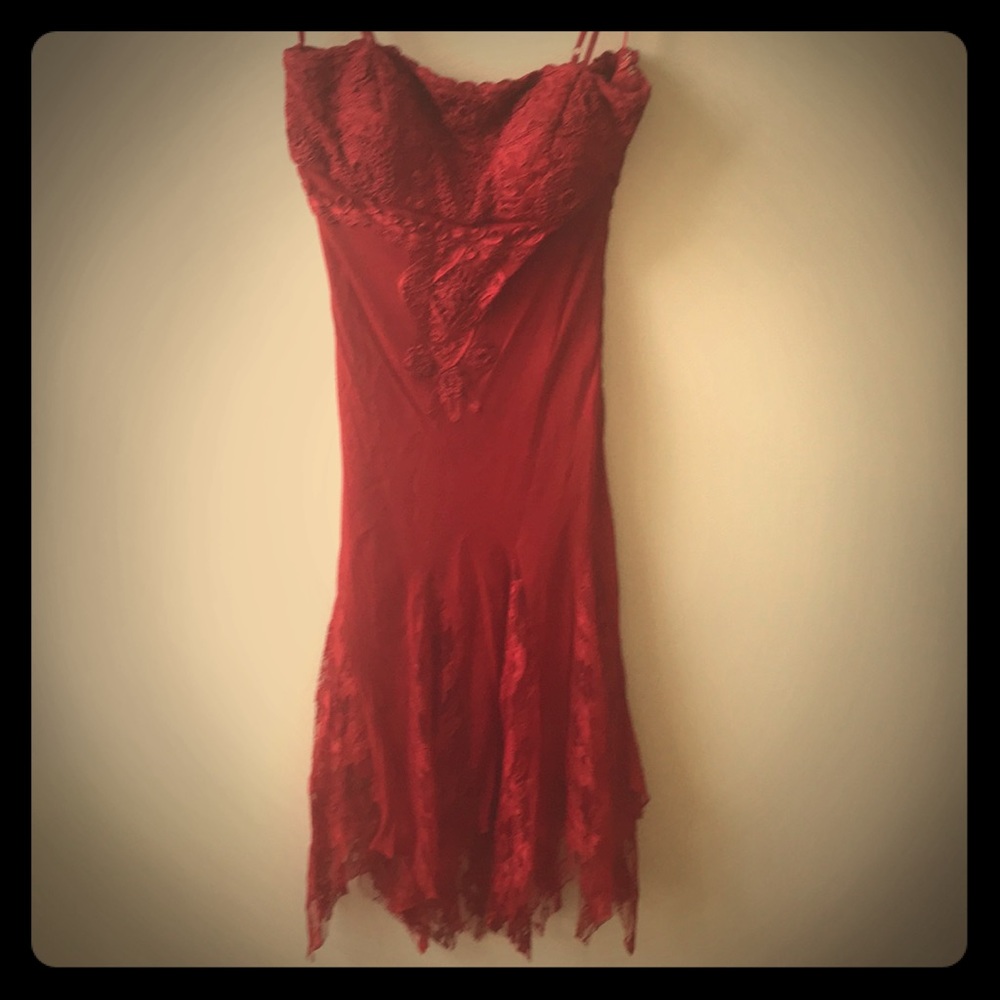 Red dress